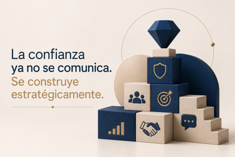 confianza — La confianza ya no se comunica, se construye estratégicamente.